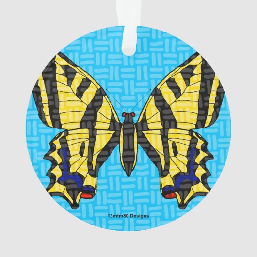 Swallowtail - Ornement acrylique (dos)