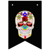 Swallowtail Party Bunting Banner SUGAR SKULL (Derde vlag)