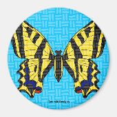 Swallowtail (rond) - Magneet (Voorkant)