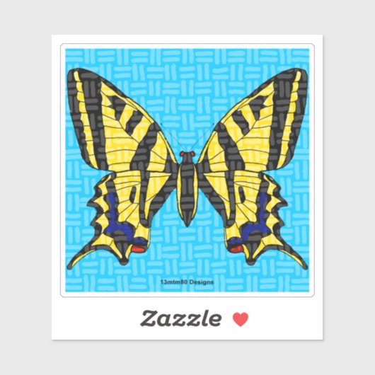 Swallowtail - Sticker (Feuille)