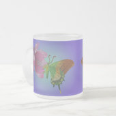 Swallowtail sur Magnolia 10 z tasse en verre (Devant gauche)