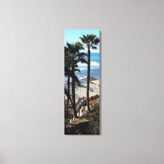 Swami’s Beach: Encinitas, CA Canvas Afdruk (Voorkant)