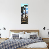 Swami’s Beach: Encinitas, CA Canvas Afdruk (Insitu (Slaapkamer))