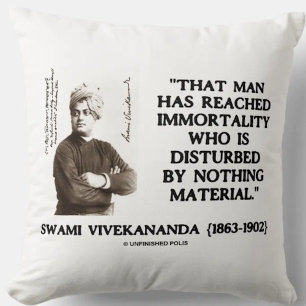 Swami Vivekananda Man bereikt imsteringsmateriaal Kussen