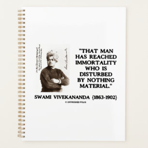 Swami Vivekananda Man bereikt imsteringsmateriaal Planner