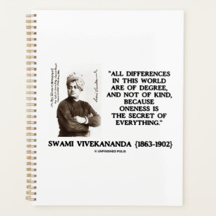 Swami vivekananda over het geheim van alles planner