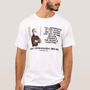 Swami vivekananda over het geheim van alles t-shirt