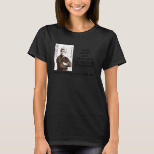 Swami Vivekananda rijzen wakker Stop niet tot doel T-shirt