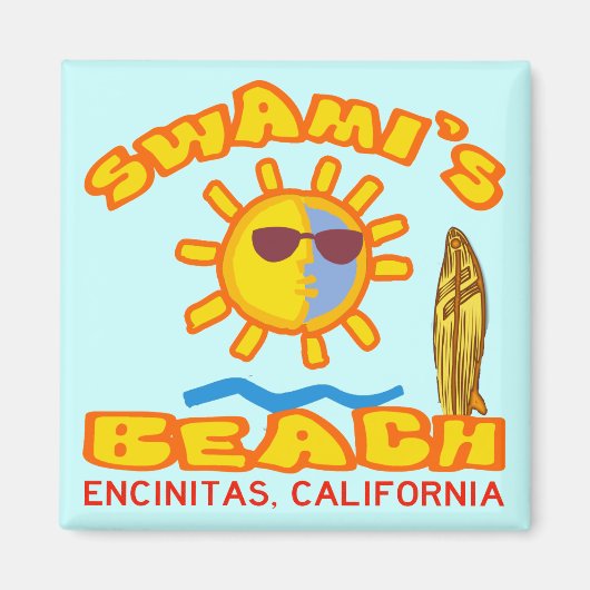 Swami's Beach Magneet (Voorkant)