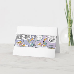 Swamp Cartoon Surgery Humor Wenskaart Kaart