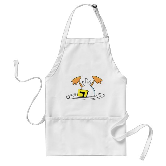 Swamp Ding Duck Apron Standaard Schort (Voorkant)