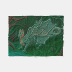 Swamp Dragon Fleece Deken