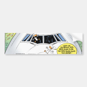 Swamp Ducks Plane Crash Bumpersticker