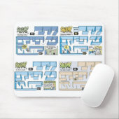 Swamp Dump Rats Maze Mousepad Muismat (Met muis)