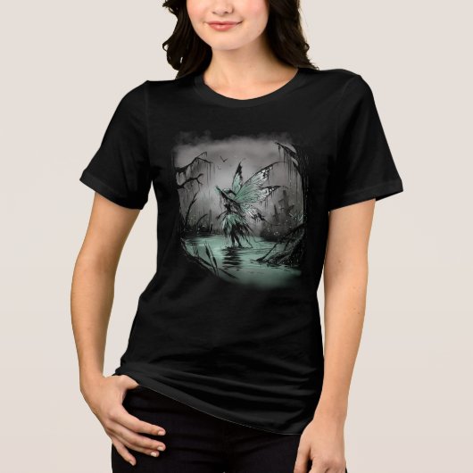 Swamp Fairy Tri-Blend Shirt (Voorkant)