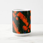 "Swamp Fire #2 Tiled" Abstract Design Mok (Center)