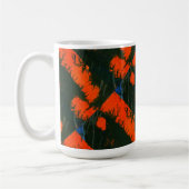 "Swamp Fire #2 Tiled" Abstract Design Mok (Links)