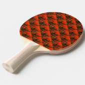 "Swamp Fire #8" Abstracte Ping Pong Paddle Tafeltennisbatje (Voorkant Gekanteld)