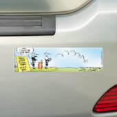 Swamp Golf Lessons Bumpersticker (Op auto)
