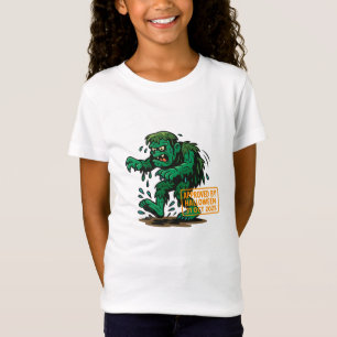 Swamp Monster Cartoon - Goedgekeurd door Halloween T-shirt