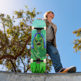 Swamp Monster Scary Fun Skateboard