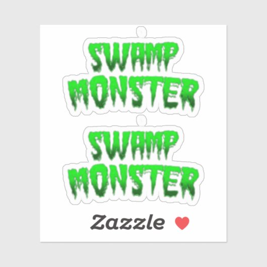 SWAMP MONSTER STICKER (Vel)