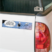 Swamp Mosquito Beer Drinker Bumpersticker (Op Truck)