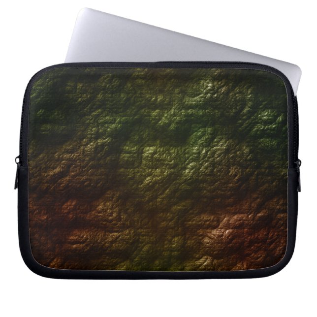 Swamp Moss Camo Laptop Sleeve (Voorkant)