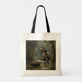 Swamp of Giants: een prehistorische ontmoeting Tote Bag