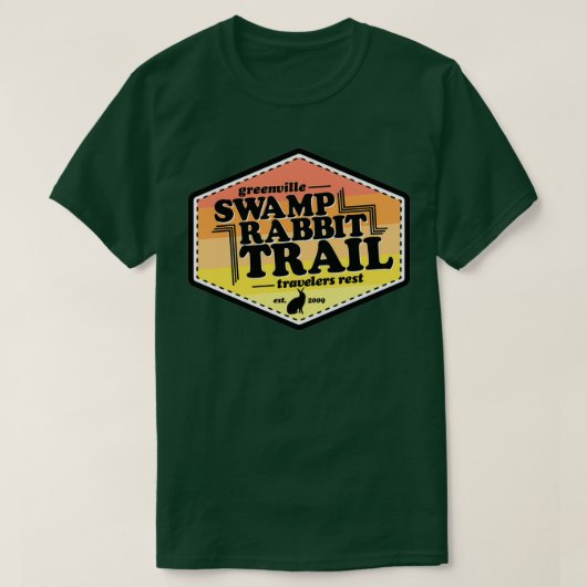 Swamp Rabbit Trail T-shirt (Design voorkant)