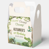 Swamp Reptile 1e verjaardagsfeest Bedankdoosjes (Geopend)