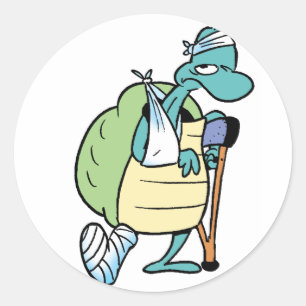 Swamp Turtle Letsel Sticker