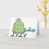 Swamp Turtle wordt snel beter Kaart (Gele Bloem)