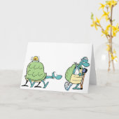 Swamp Turtle wordt snel beter Kaart (Gele Bloem)