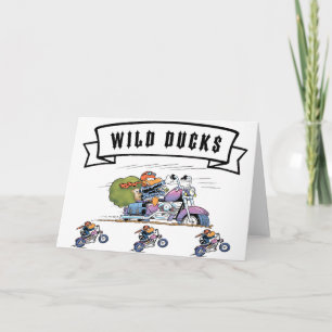 Swamp Wild Ducks Kerst Kaart