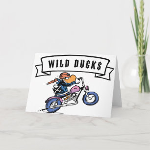 Swamp Wild Ducks-Wenskaart Kaart
