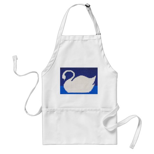Swan Apron Standaard Schort (Voorkant)