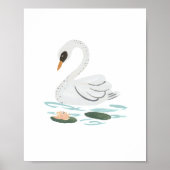Swan Art Print (Voorkant)