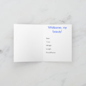 Swan Baby aankondiging (Binnen)