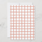 Swan Baby shower Invitation Kaart (Achterkant)