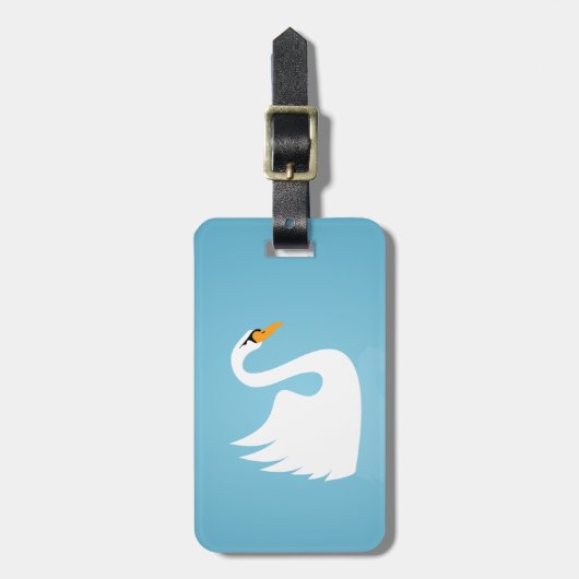 Swan Bagagelabel (Voorkant verticaal)