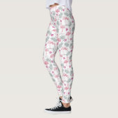 Swan Bird Repeated Pattern Leggings (Links)