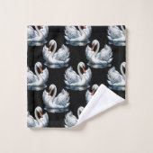 Swan Birds Design Motif (Gant de toilette)