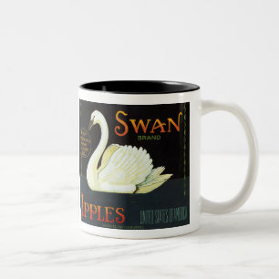 Swan Brand Apples Tweekleurige Koffiemok
