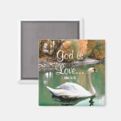 Swan Christian Magnet (Recto/Verso)