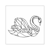 Swan Craft Stamp Rubberstempel (Afrduk)