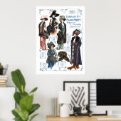 Swan & Edgar's fashionable Furs #A Poster (Thuiskantoor)