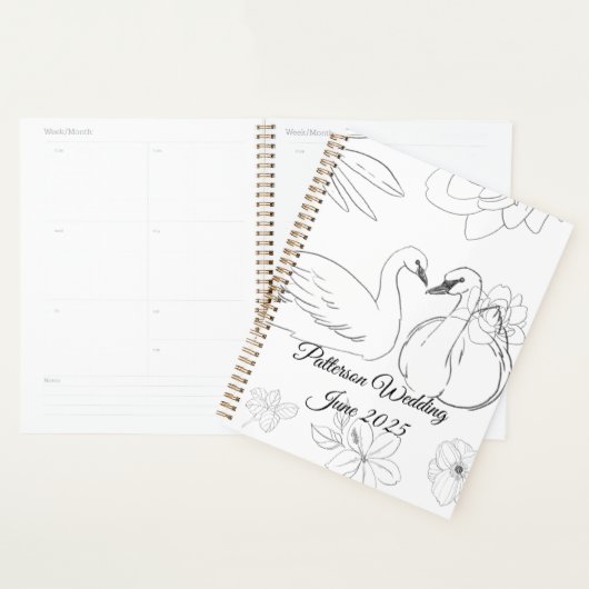 Swan en Botanical Wedding Planner (Display)