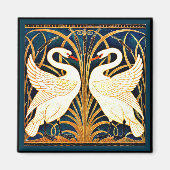 Swan en Rush en Iris Magneet (Voorkant)