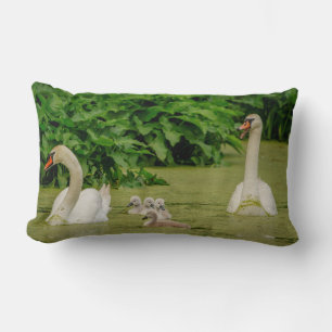 Swan Family Kussen